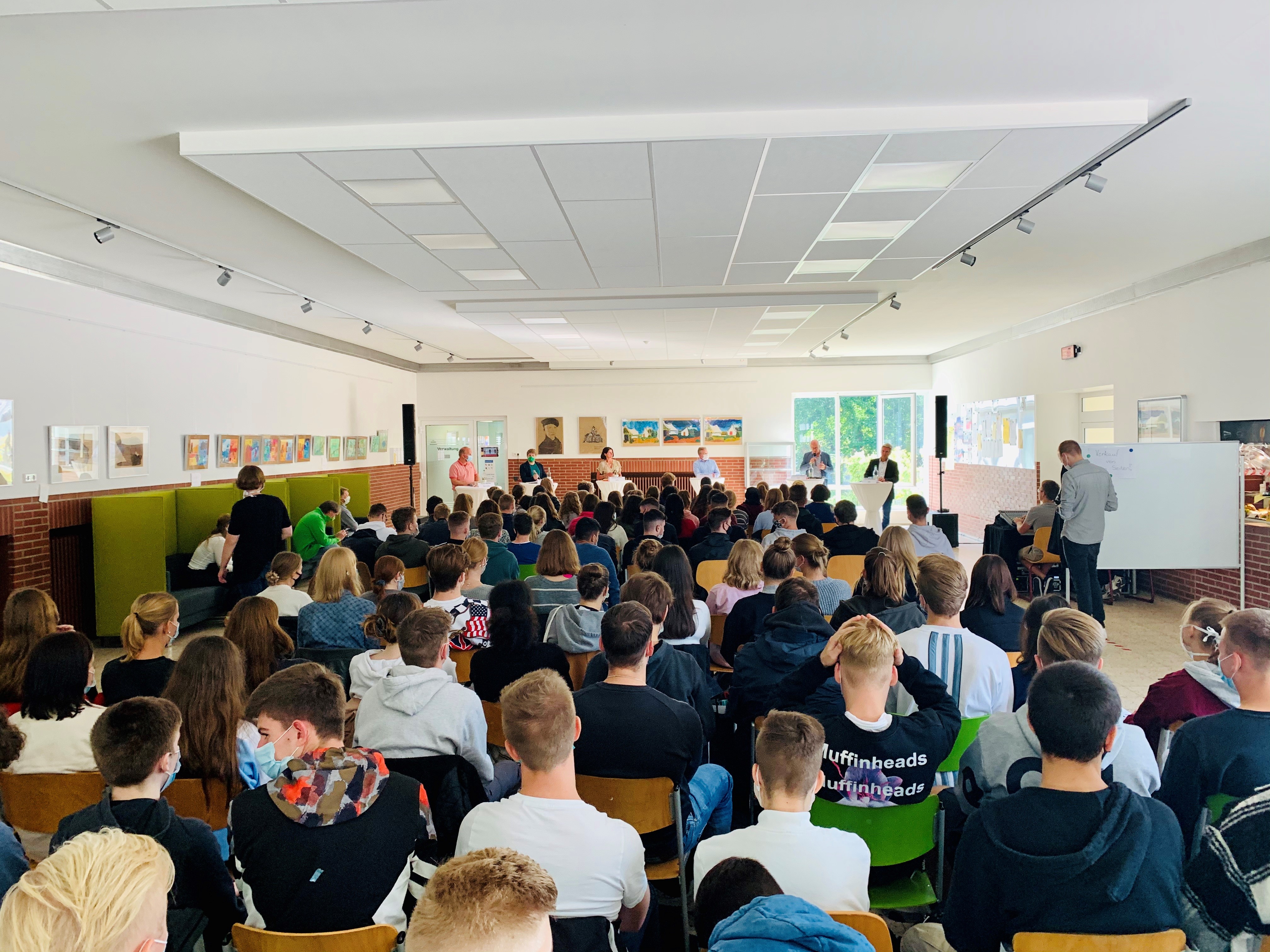Publikum bei der Podiumsdiskussion am GSO 