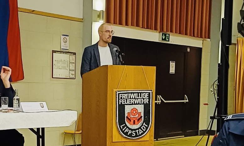 Dr. Torben Terwey bei der Feuerwehr in Lippstadt 