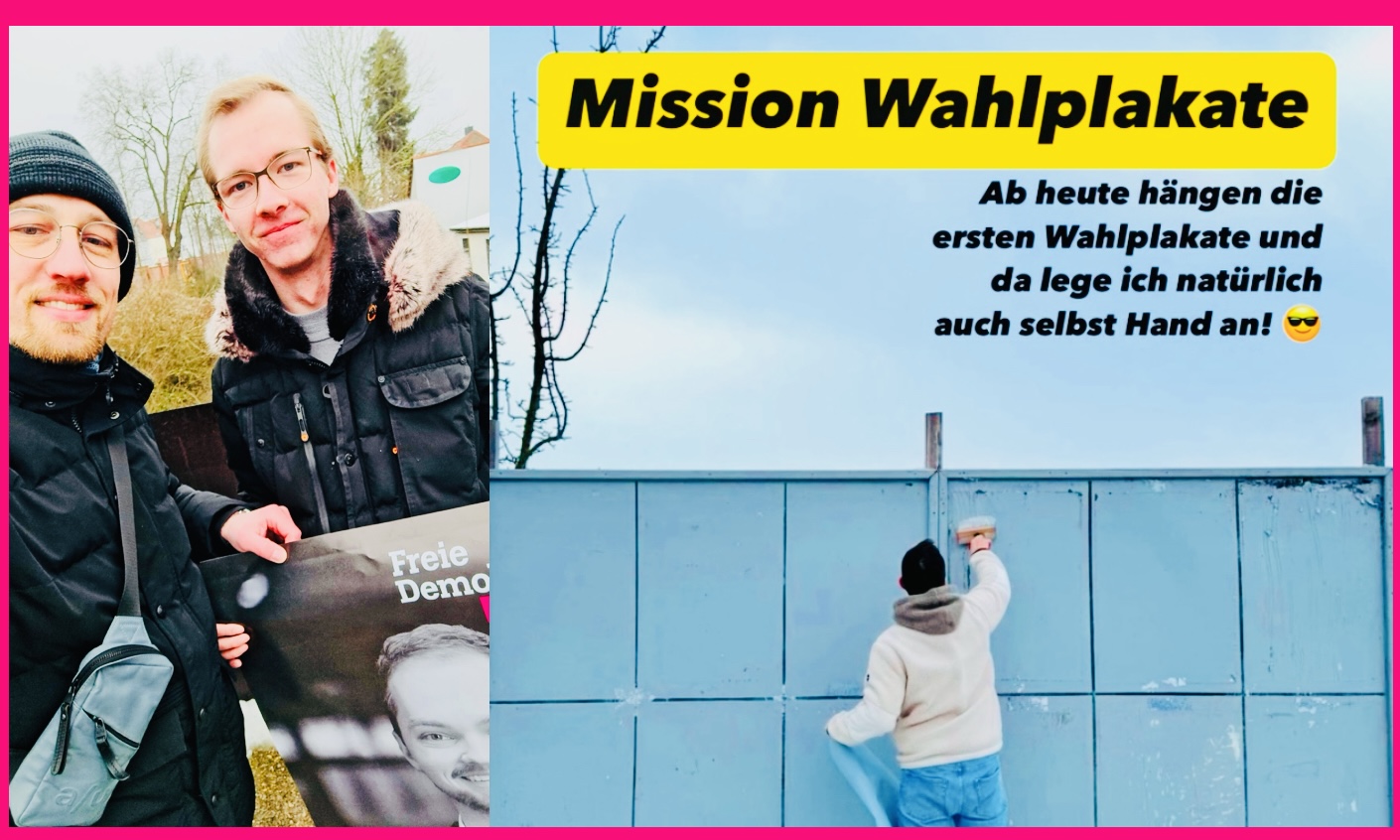 Plakatierung gestartet