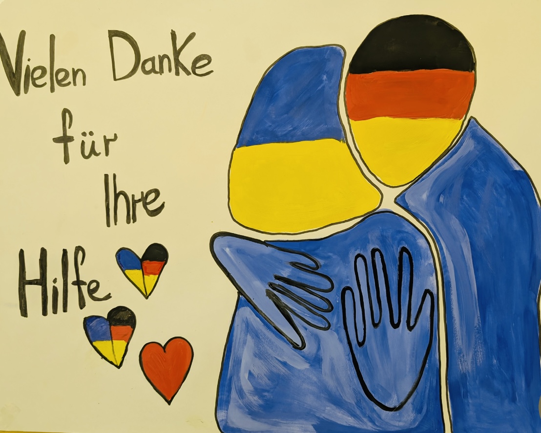 Bild von ukrainischen Geflüchteten 