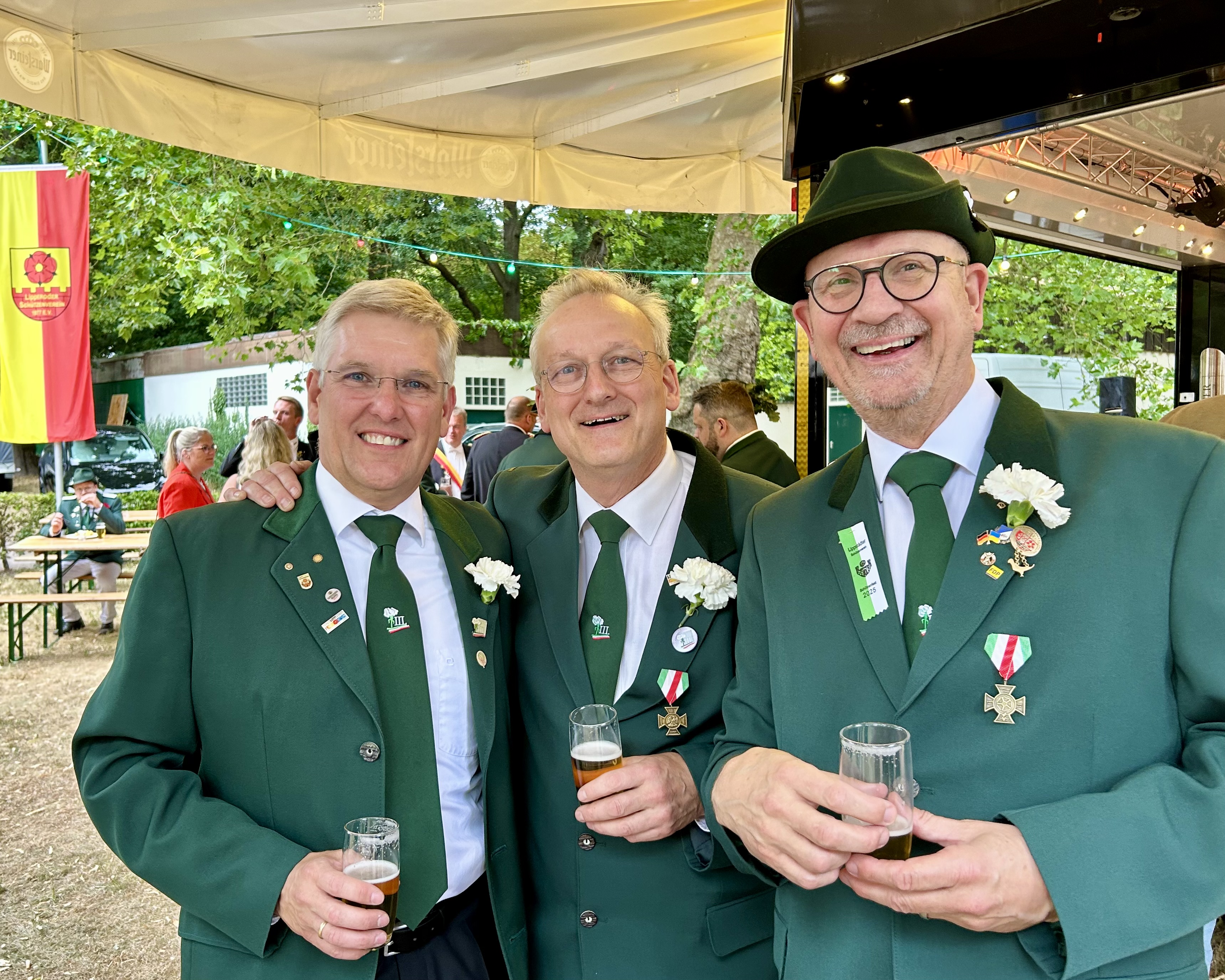 Axel Bonhorst (CDL), Jens Bomke und Godehard Pöttker (FDP Lippstadt) 