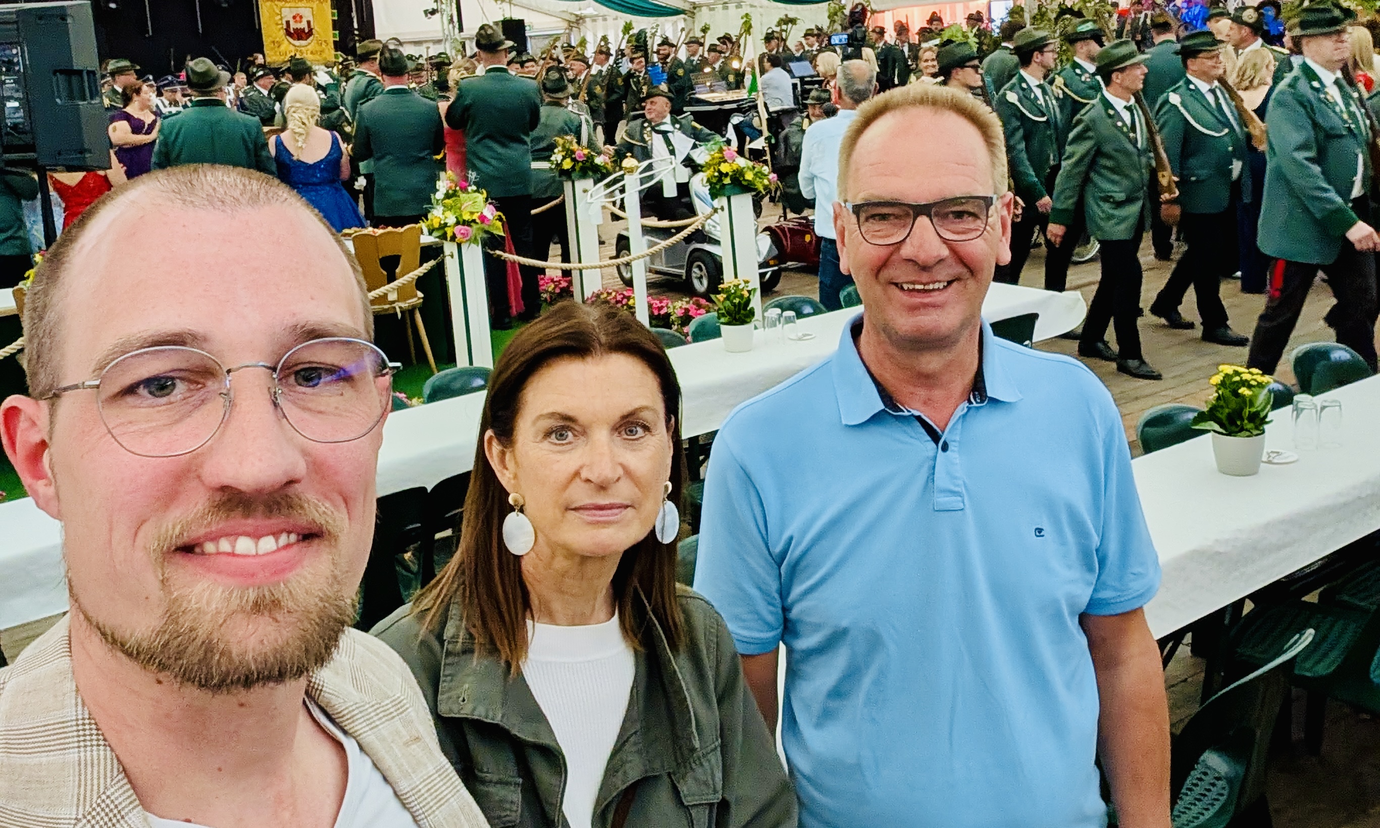 dr. Torben Terwey, Angela von Wengersky und Helmut Lenninghaus 