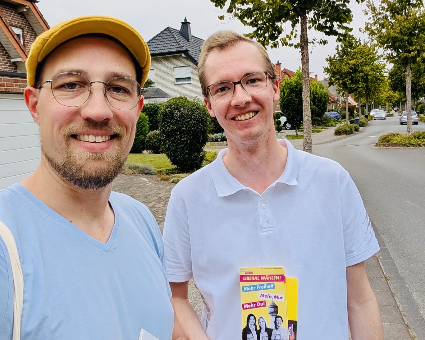 v.l.: Dr. Torben Terwey und Maximilian Kleine 