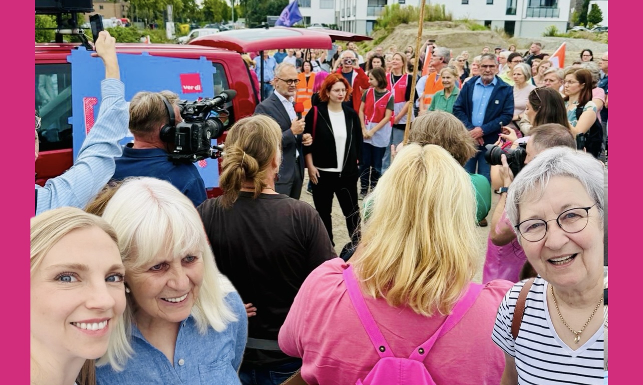 v.l.: Franziska Eckert, Brigitte Althoff und Juliane Haseloff (FDP Lippstadt)