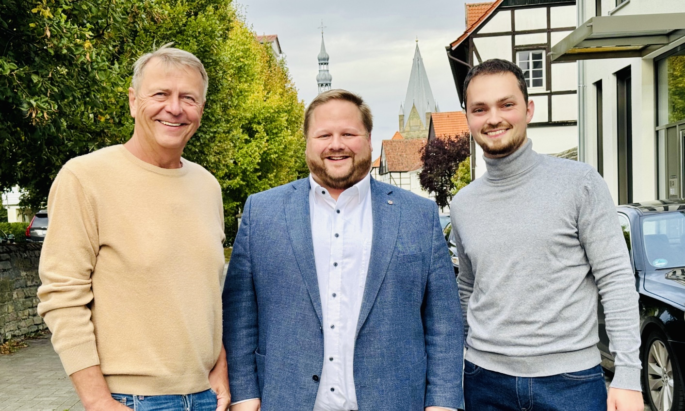 v.l.: Christof Rasche, Heinrich Frieling, Fabian Griewel