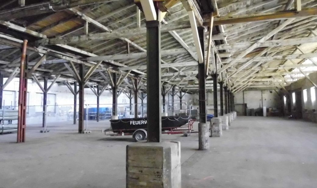 Großes Potenzial: Einige der Gebäude, bzw. alten Industriehallen, sollen stehen bleiben