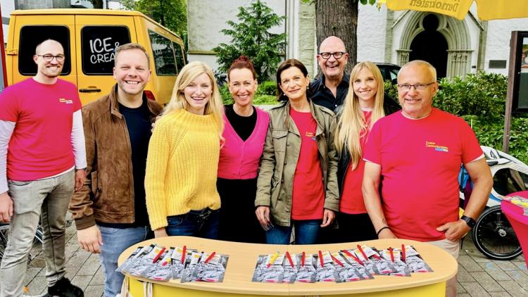 FDP Wahlkampfteam in Lippstadt 