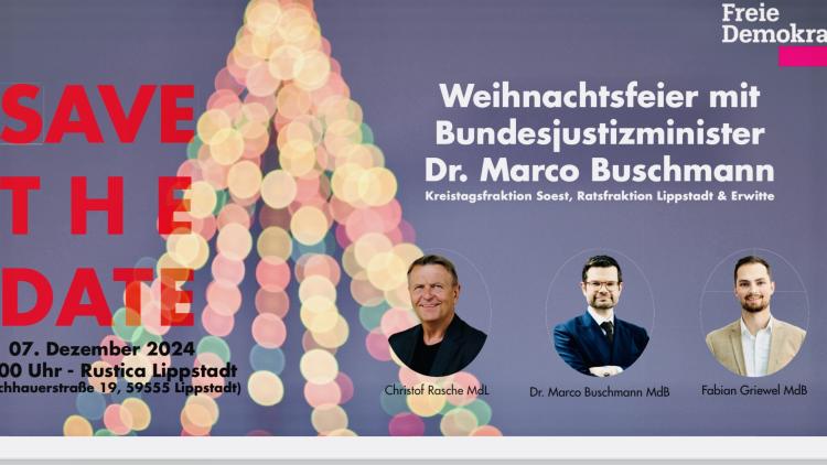 Einladung FDP Weihnachtsfeier 