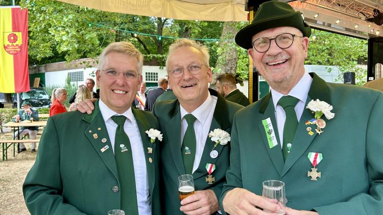 Axel Bonhorst (CDL), Jens Bomke und Godehard Pöttker (FDP Lippstadt)