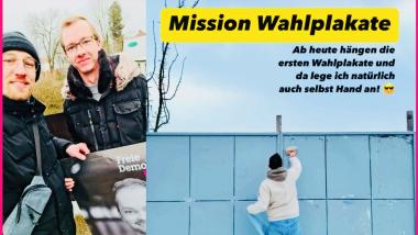 Plakatierung gestartet