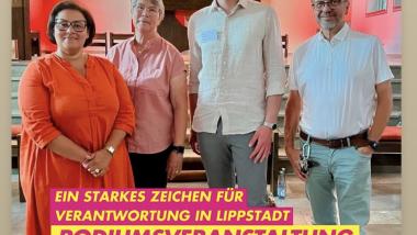 Christa Lewen (CDL), Bürgermeisterkandidat Dr. Torben Terwey und Dr. Bernd Lewen (CDL Vorstand)