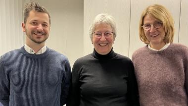 v.l.: Kevin Mitas, Juiane Haseloff von der FDP und Marianne Zassenhaus (CDL)